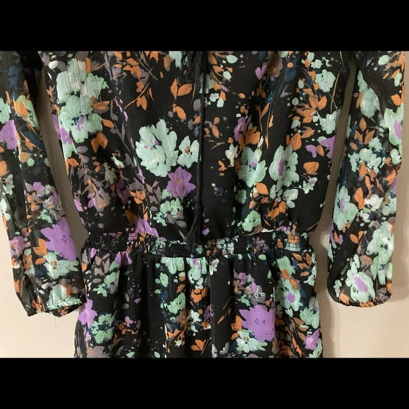 Jessica Simpson Low Waist Floral Dress M - Picture 5 of 14